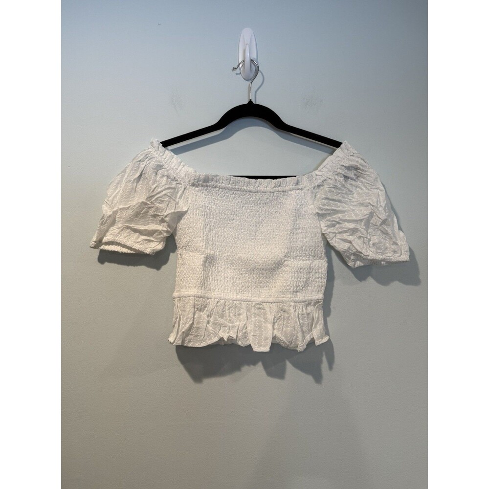 NEW Lost + Wander Top Small Smocked 100% Cotton Coquette Cottage Festival Travel